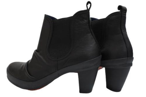 【SPINGLE NIMA NIMA706 ブラック】本革サイドゴアブーティ